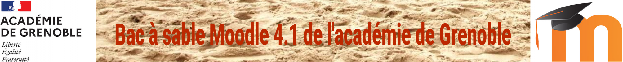 Bac à sable Moodle 4.1